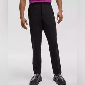 Mode of One Mens Black Slim Fit Suit Dress Pants 36Wx30L